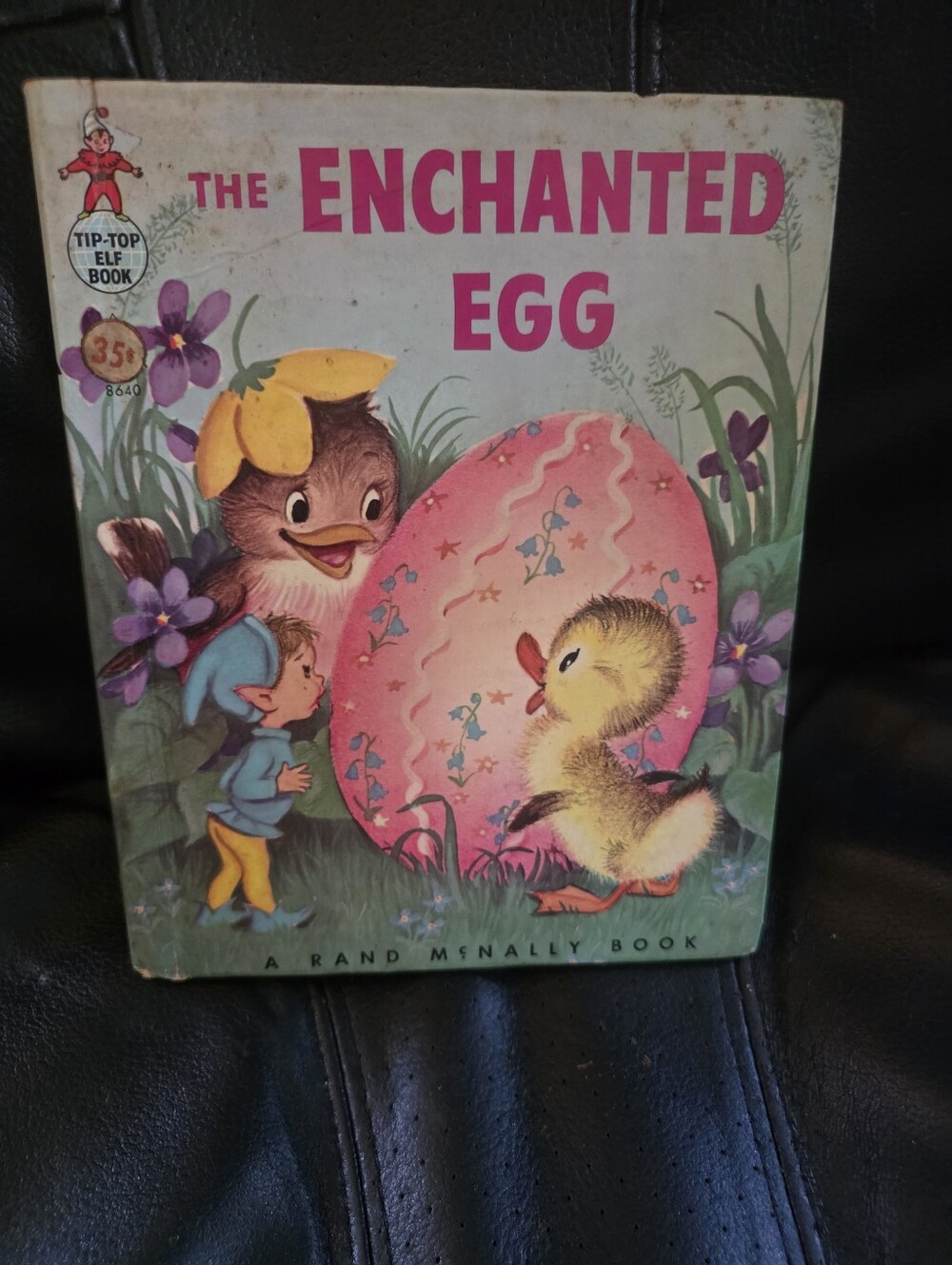 Vintage 1956 Rand Mcnally Tip Top Elf Book - The Enchanted Egg by Burrows BA10